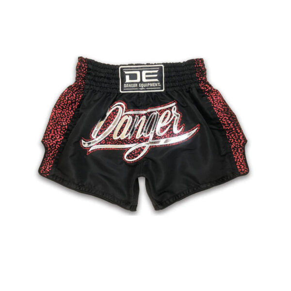 DANGER - Wild Line Muay Thai Shorts Black/Red