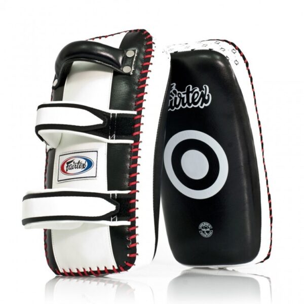 FAIRTEX - Standard Curved Thai Pads - Black/White (KPLC2) - Image 2