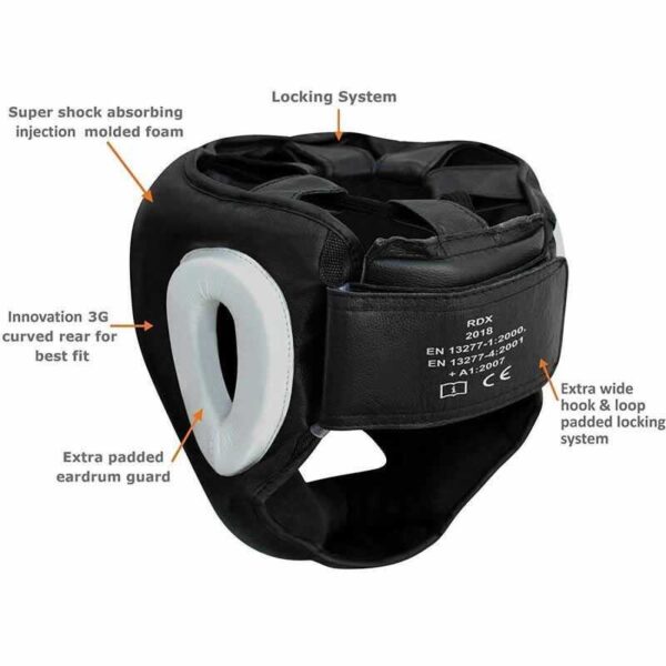RDX - T1 Leather Full Face Headgear - Image 5