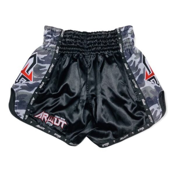 ARWUT - Camo Edition Muay Thai Shorts Black/Green - Image 2
