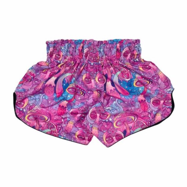 ARWUT - 'Psychedelic Trippy Shrooms' Muay Thai Shorts - Image 2