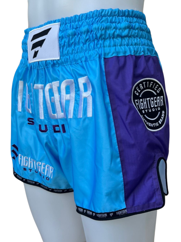 Fight Gear Studio - Muay Thai Shorts Light Blue - Image 4