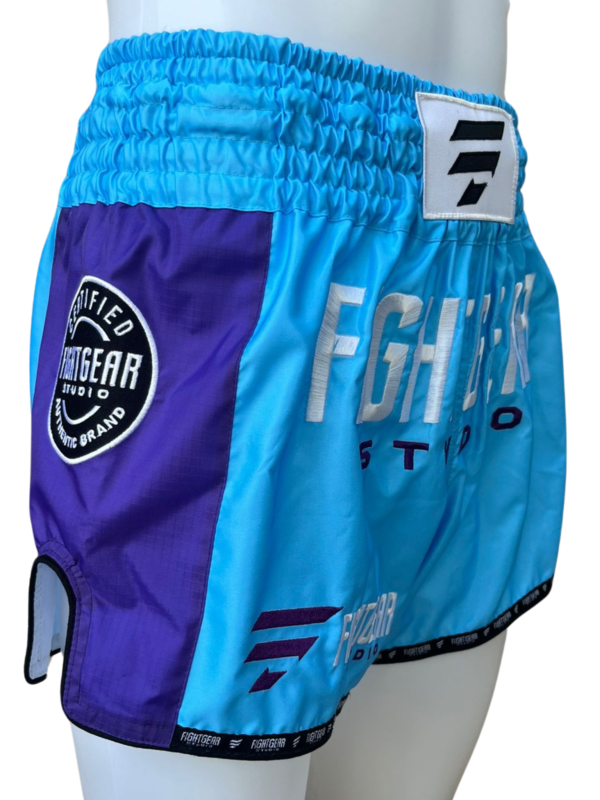 Fight Gear Studio - Muay Thai Shorts Light Blue - Image 2