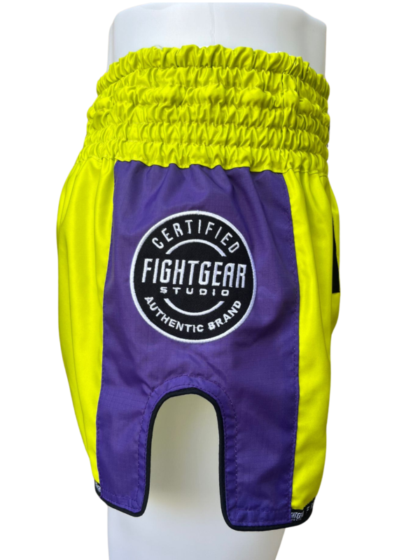 Fight Gear Studio - Muay Thai Shorts Yellow - Image 4