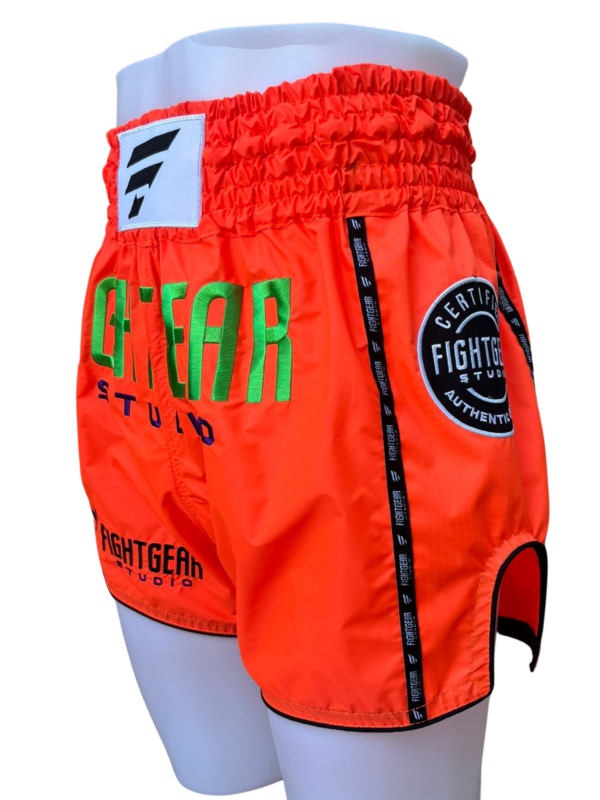Fight Gear Studio - Muay Thai Shorts Orange - Image 4