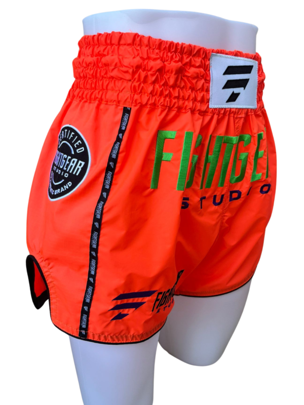 Fight Gear Studio - Muay Thai Shorts Orange - Image 3