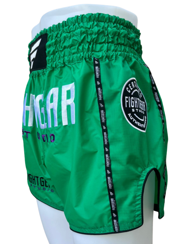 Fight Gear Studio - Muay Thai Shorts Green - Image 3