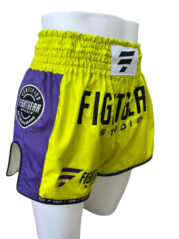 Fight Gear Studio - Muay Thai Shorts Yellow - Image 3